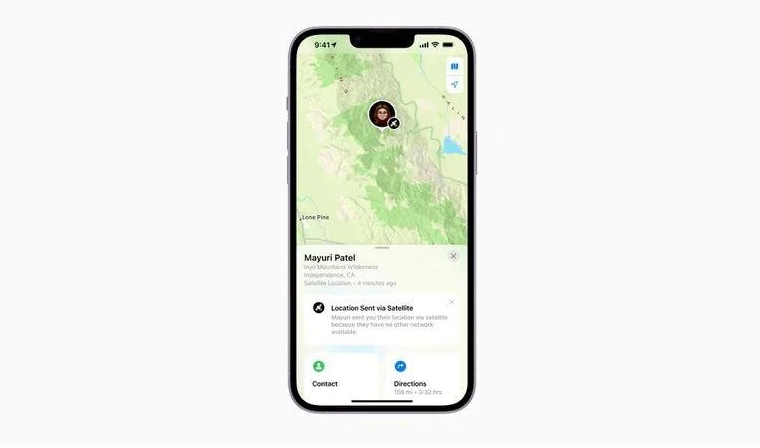 高唐苹果14维修分享iPhone14系列中 FindMy功能通过卫星分享位置方法教程 